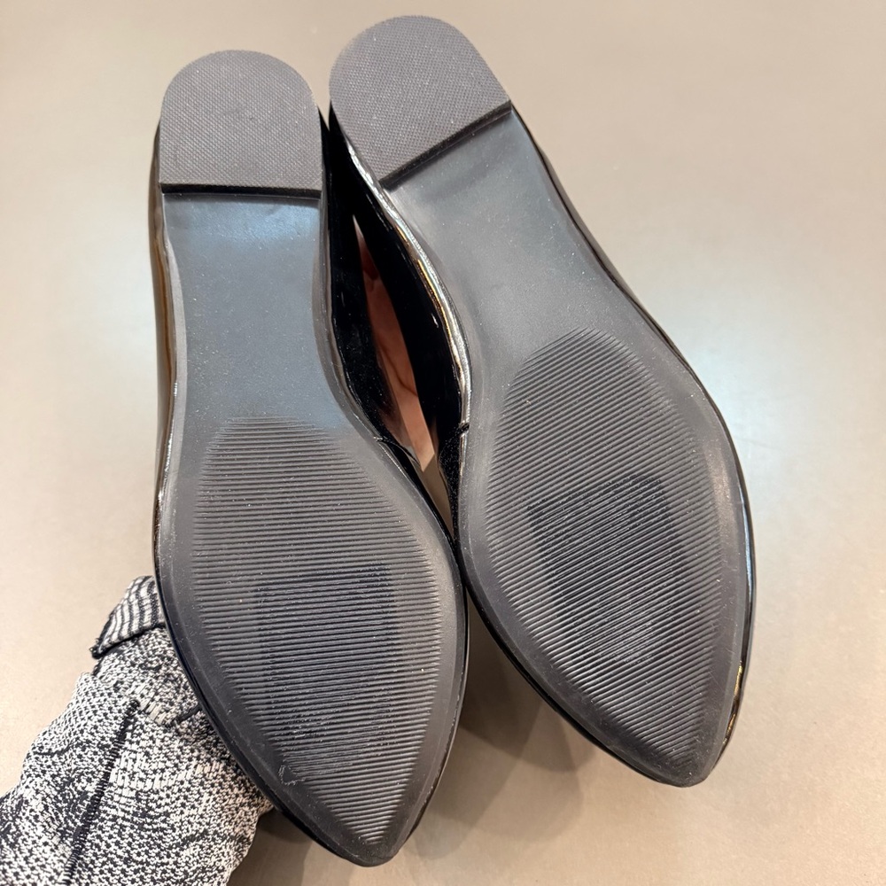 Steve Madden Black Patent Leather Style Flats - Size 8.5 - Picture 3 of 4